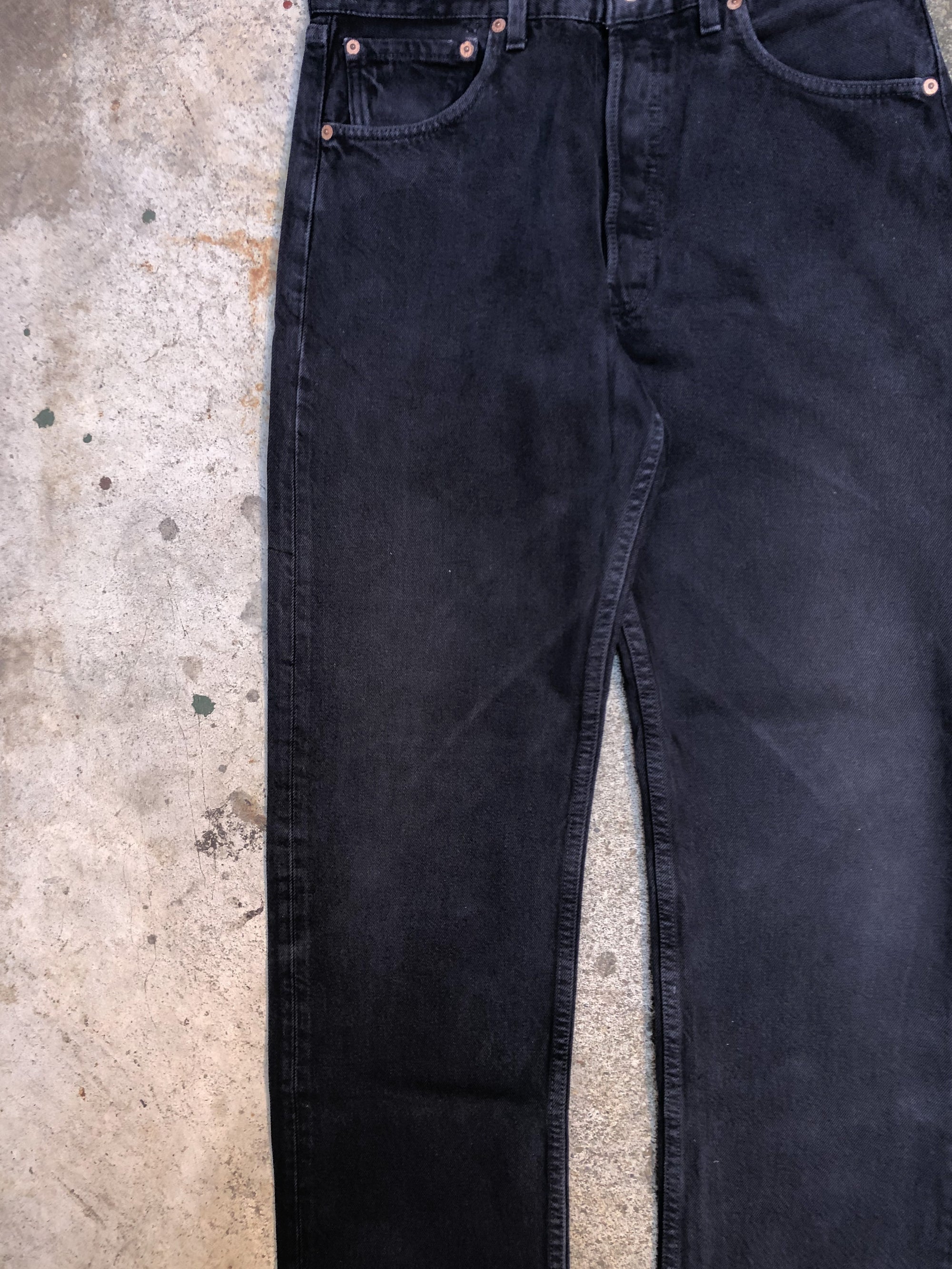 1990s Levis Faded Midnight Oil 501 (31X31)