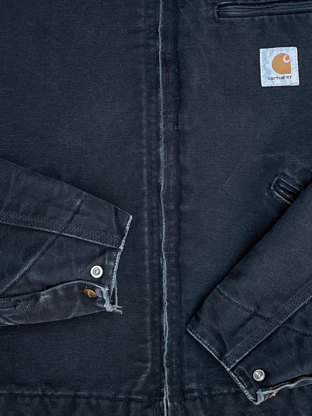 Carhartt Black Lined Work Jacket (S)