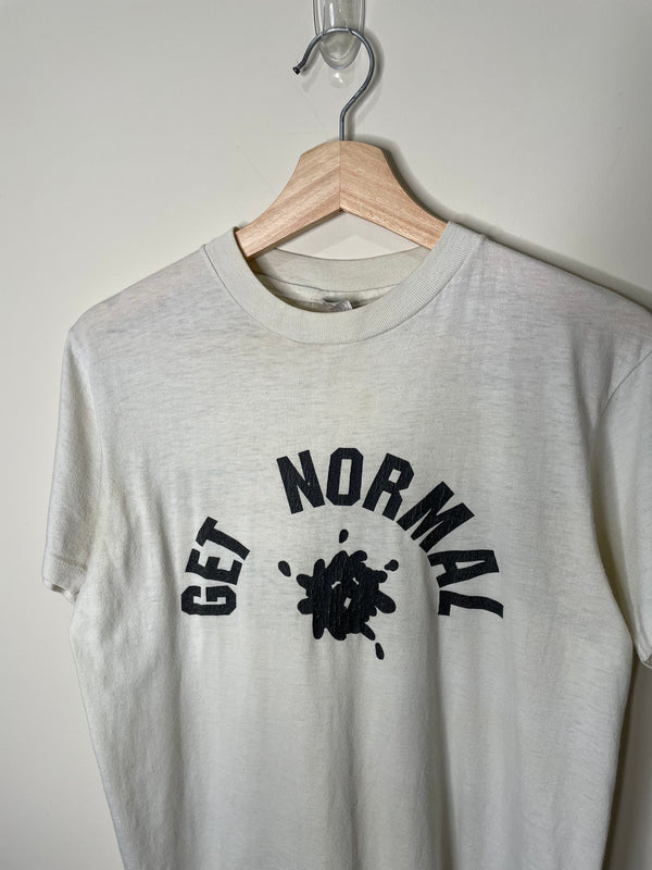 1980s “Get Normal” Single Stitched Tee (S/M)