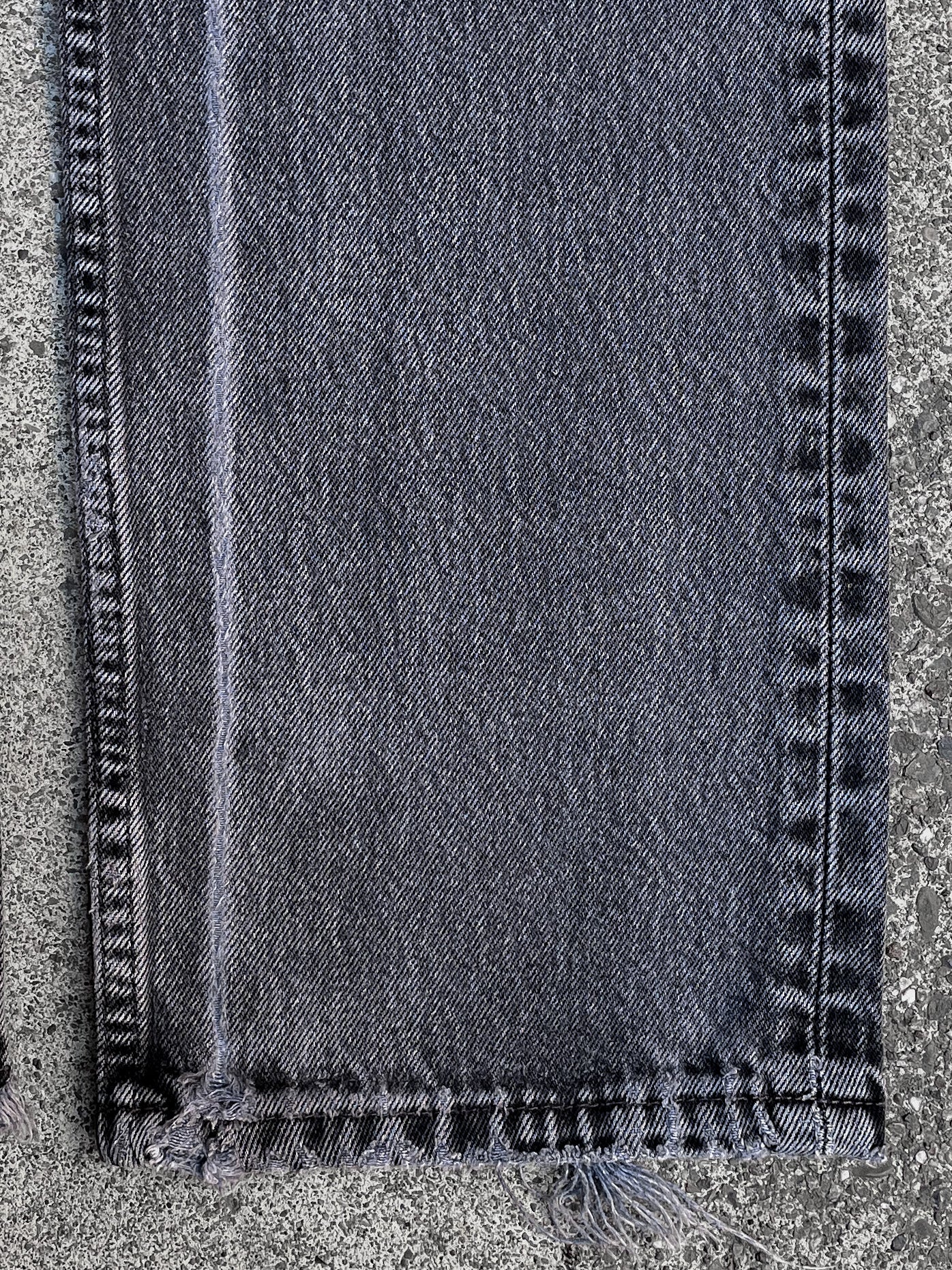 1990s Levi’s Distressed Faded Black Charcoal 501 (29X31)