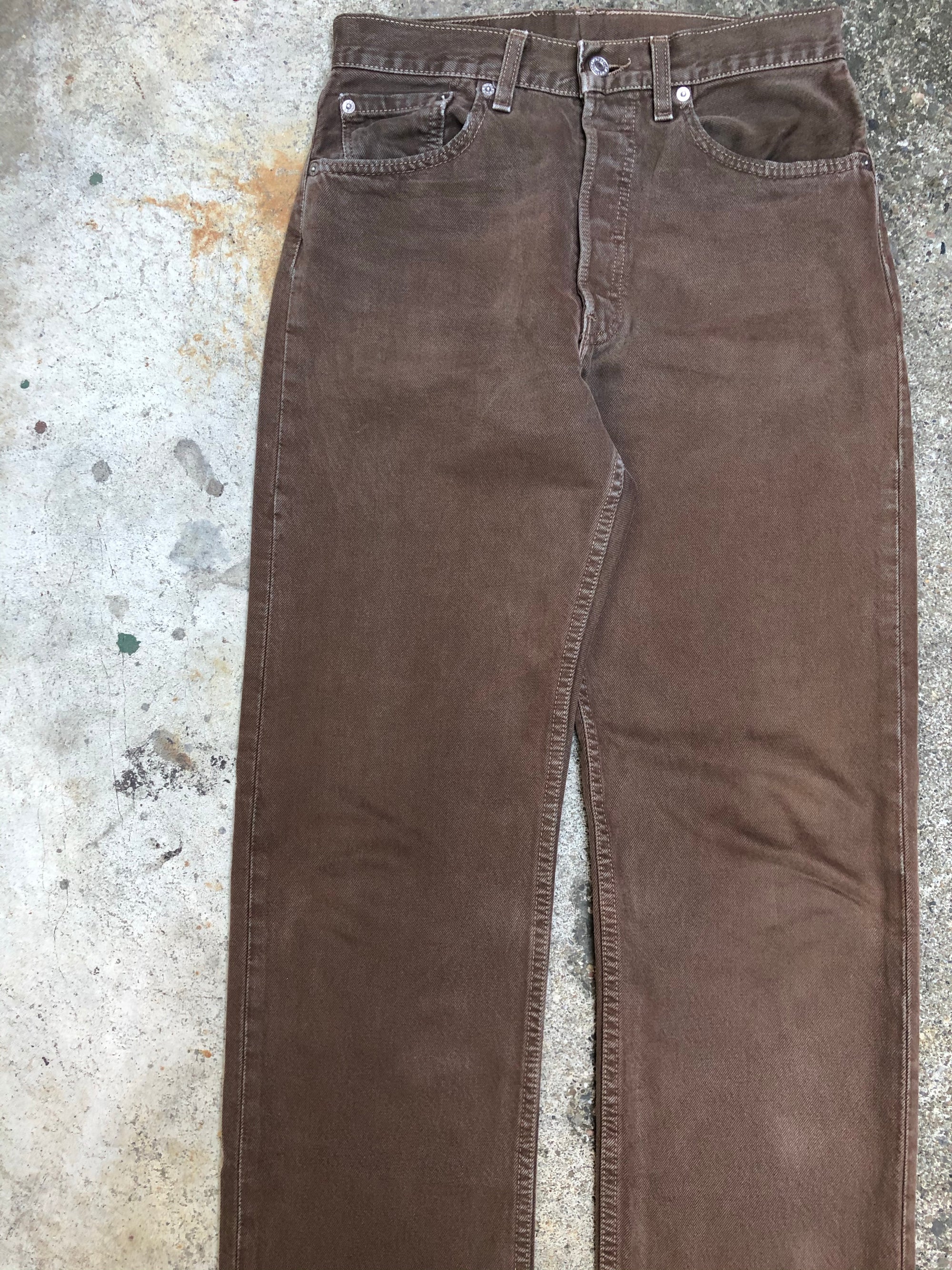 1990s Levis Faded Chocolate 501 (30X32)