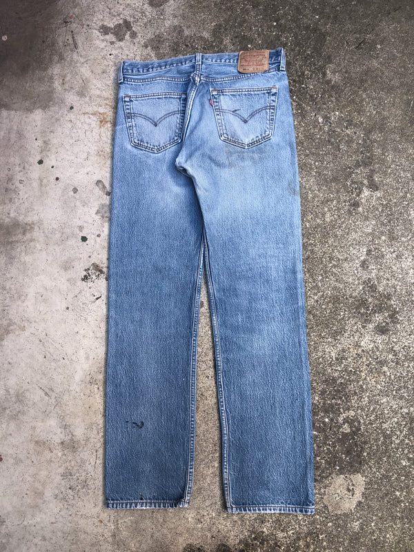 1990s Levis Faded Blue 501XX (33X32)