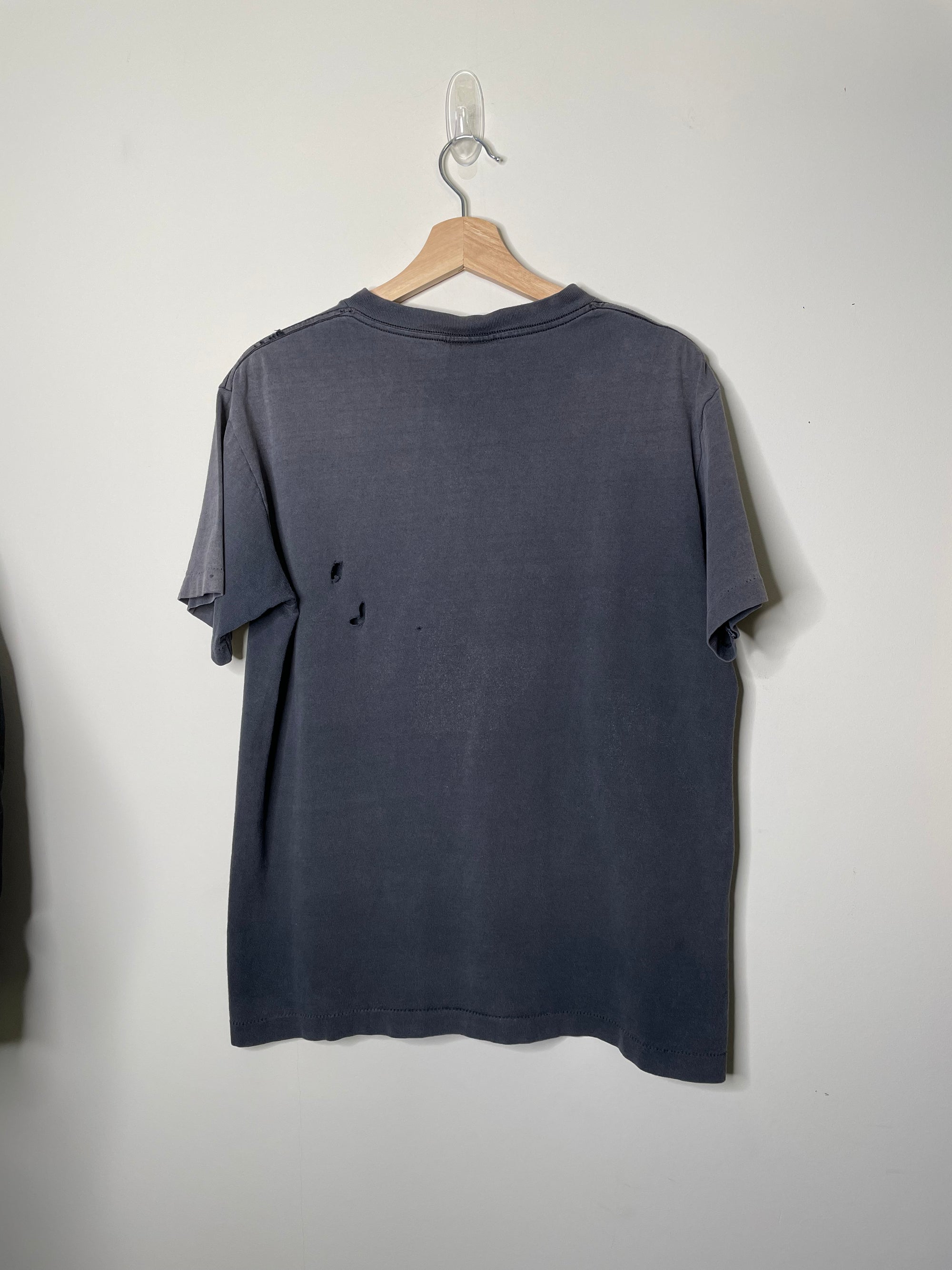 1990s Dickies Sun Faded Single Stitched Blank Pocket Tee