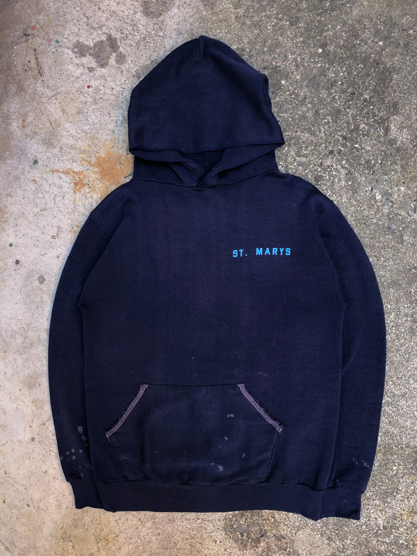 1970s Russell Faded Navy “St. Marys” Hoodie