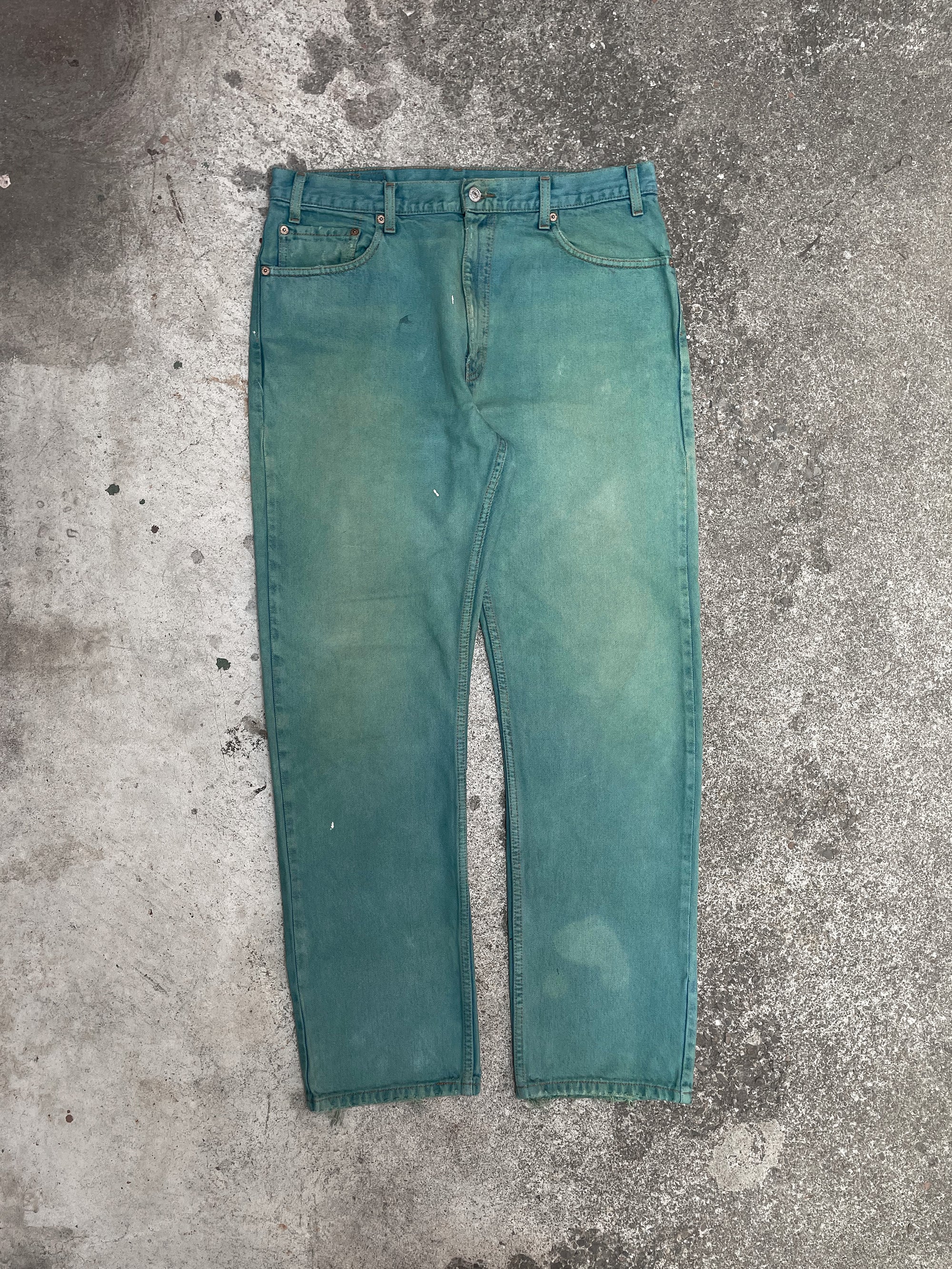 Vintage Levi’s Green Blue Overdye 505 (35X31)