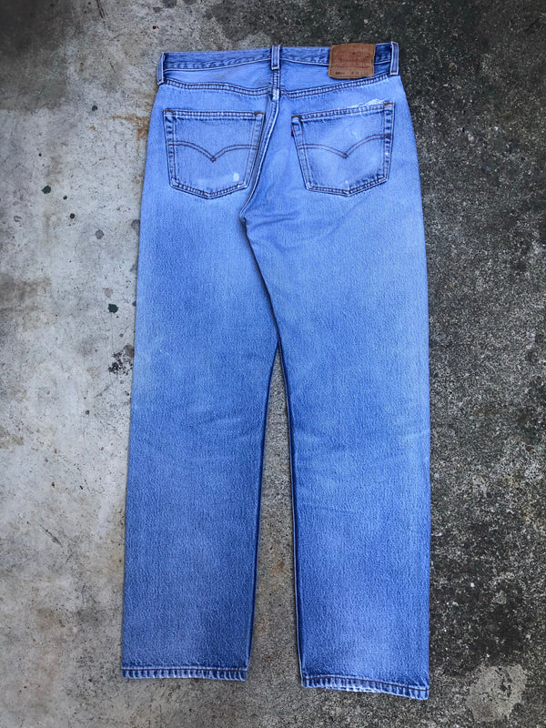 1990s Levis Faded Blue 501XX (31X29)