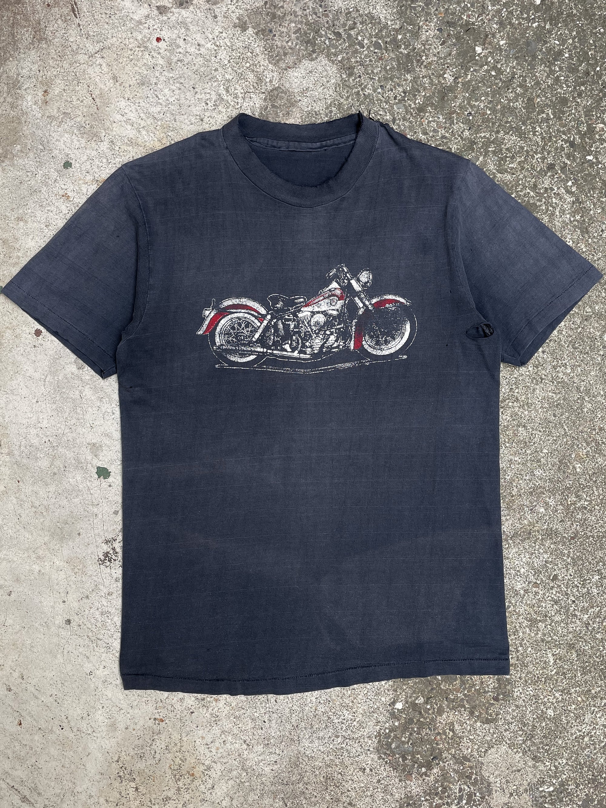 1980s “Motorcycle” Faded Single Stitched Tee