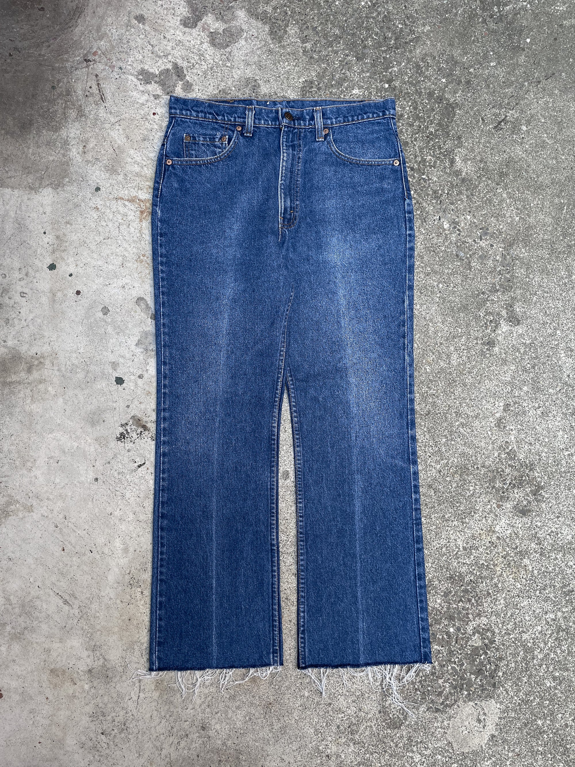 1990s Levi’s Blue 517 Raw Hem (32X28)