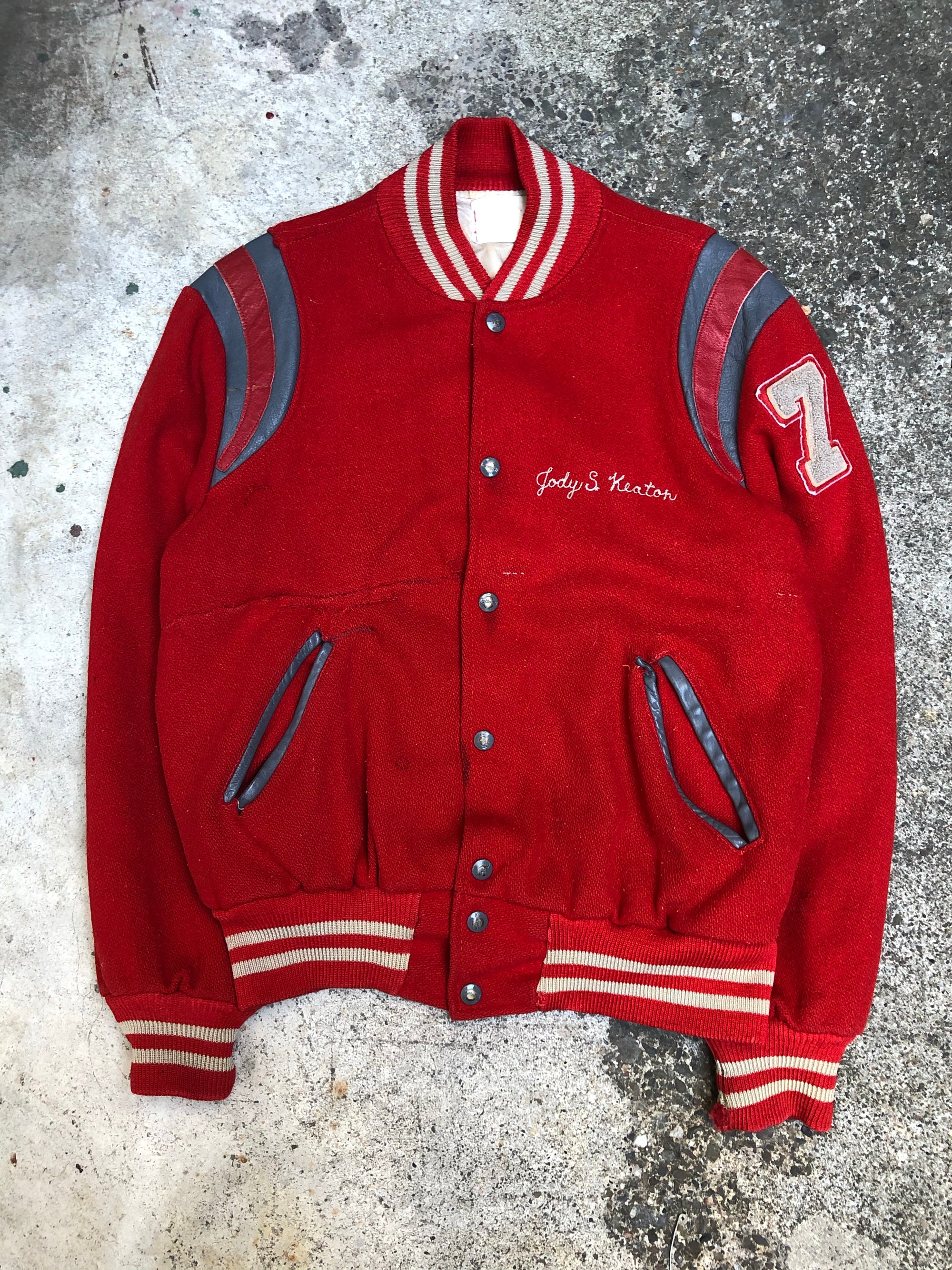 1970s Chain Stitch “Westfall Mustangs” Varsity Jacket