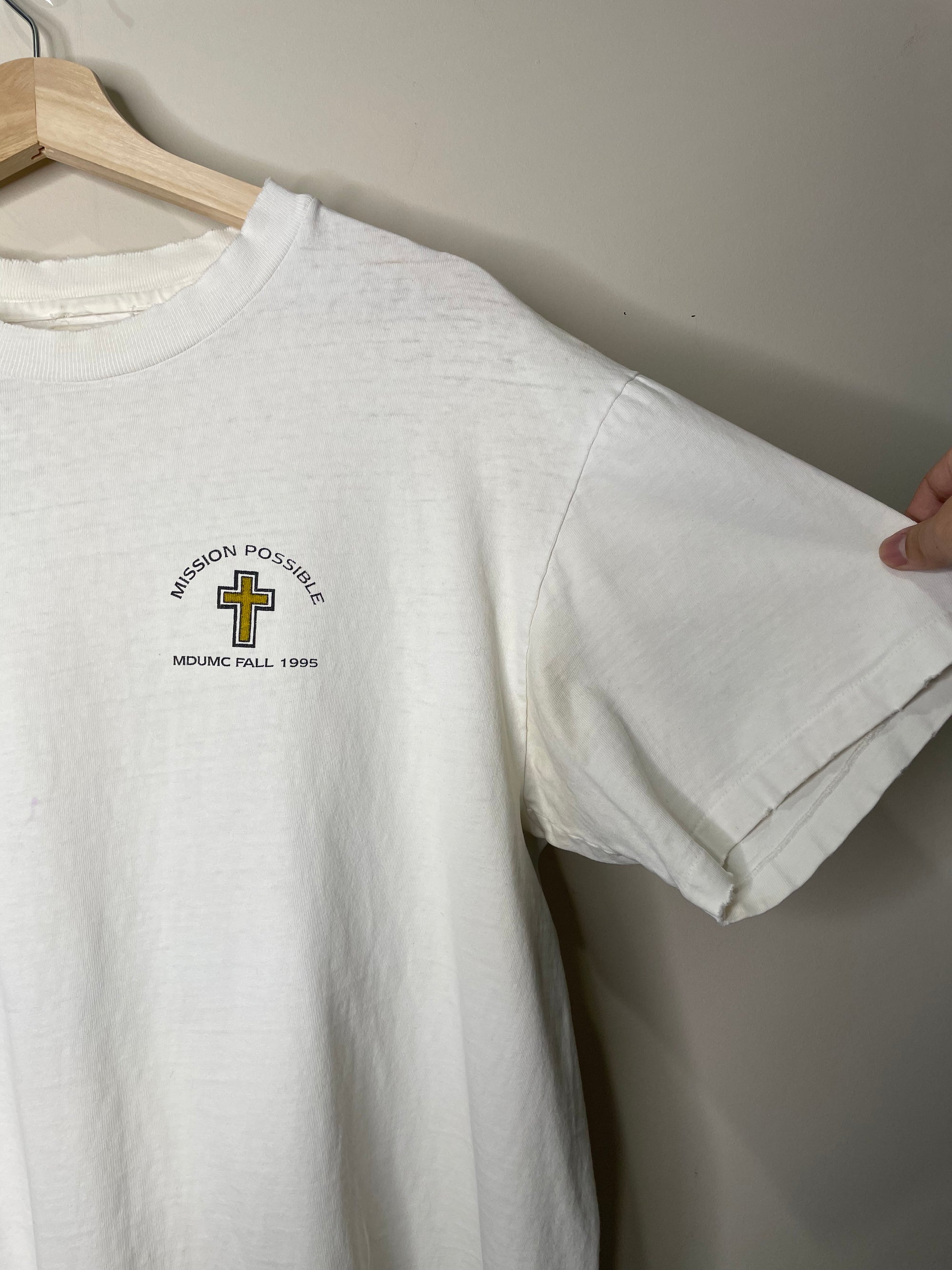 1990s “We’re on a Mission from God” Single Stitched Tee (M)