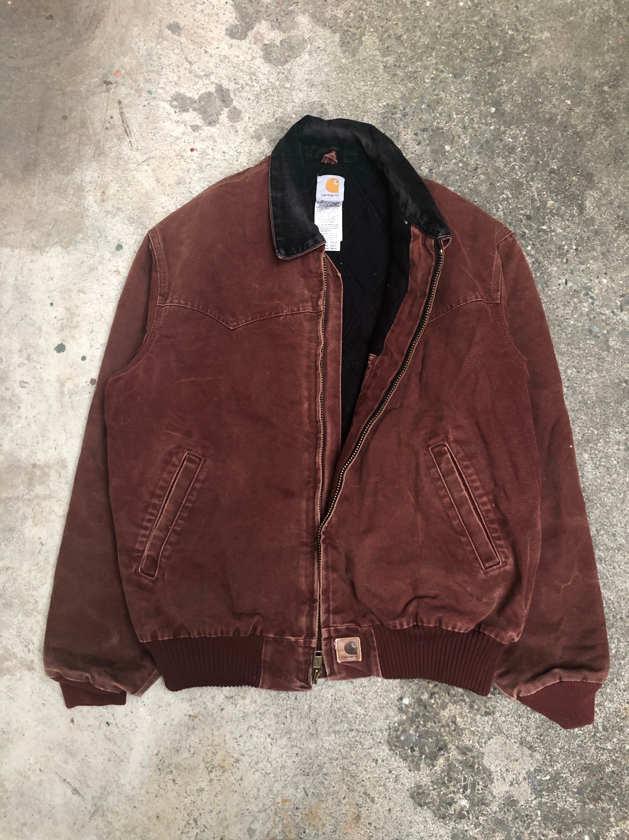 1990s Carhartt Faded Brown Santa Fe Work Jacket