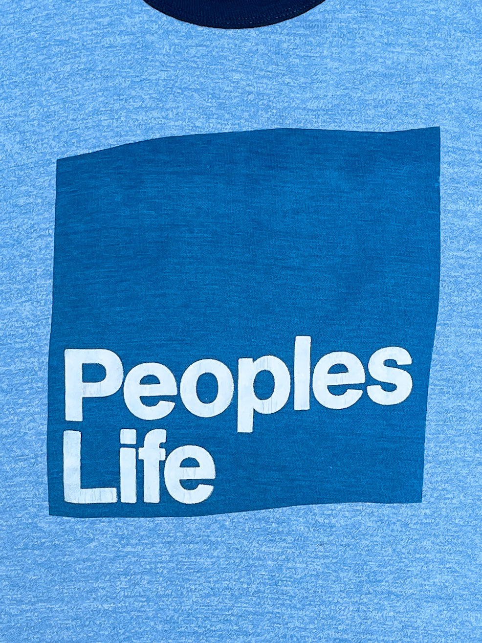 1980s “Peoples Life” Single Stitched Ringer Tee