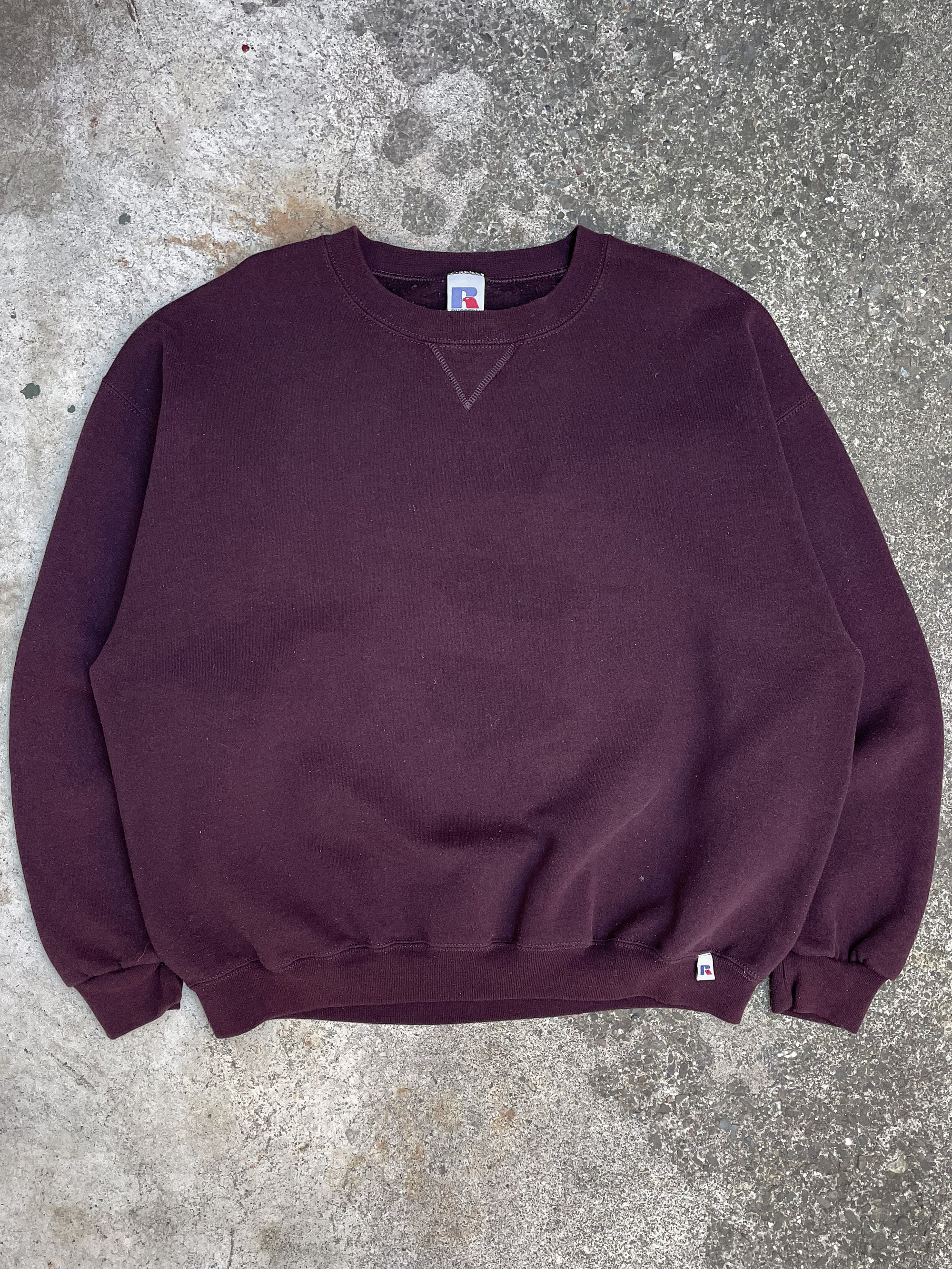 Vintage Russell Faded Maroon Sweatshirt