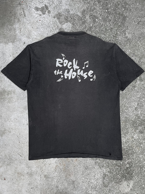 1990s “Rock the House” Single Stitched Tee