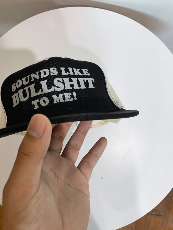 1990s “Sounds Like Bullshit To Me!” Trucker Hat