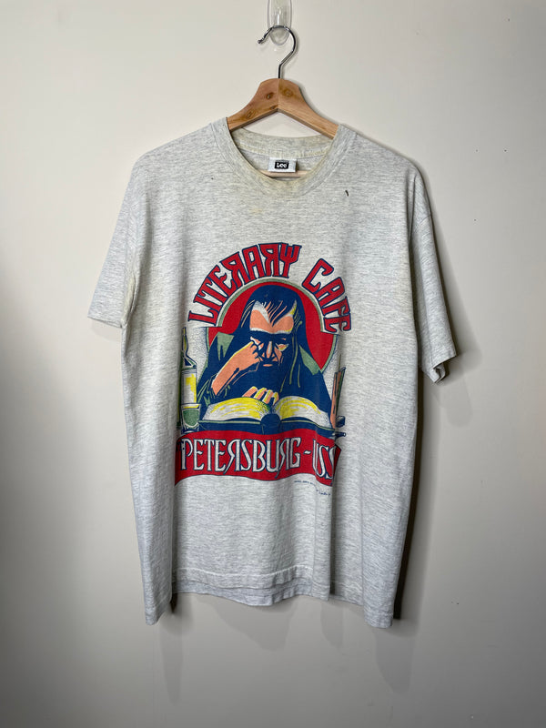 1990s “Literary Cafe” Tee (L)