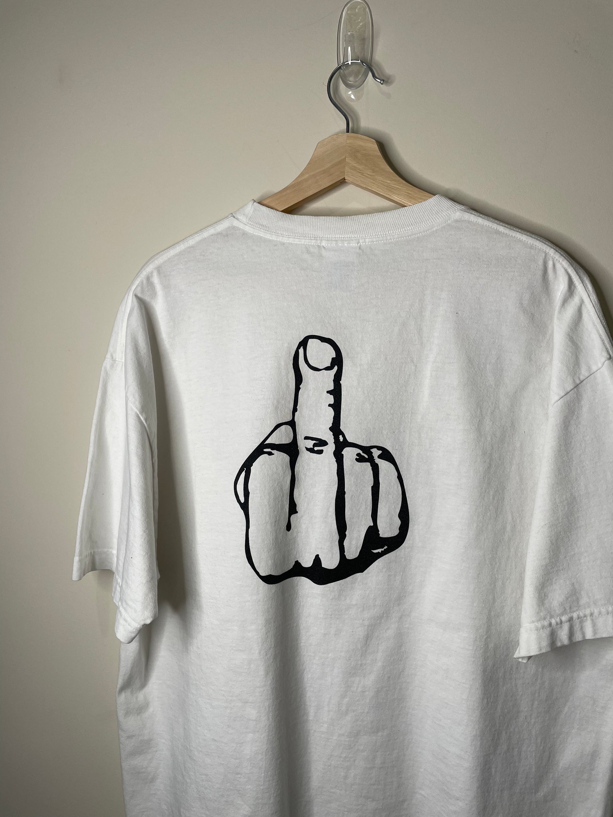 Vintage 00s “Middle Finger” Tee (XL)