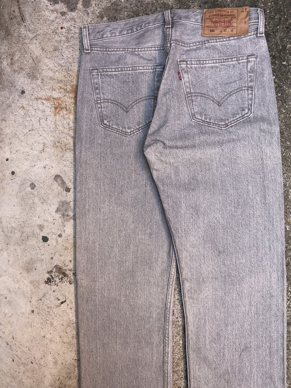 1990s Levis Faded Grey 501 (31X35)