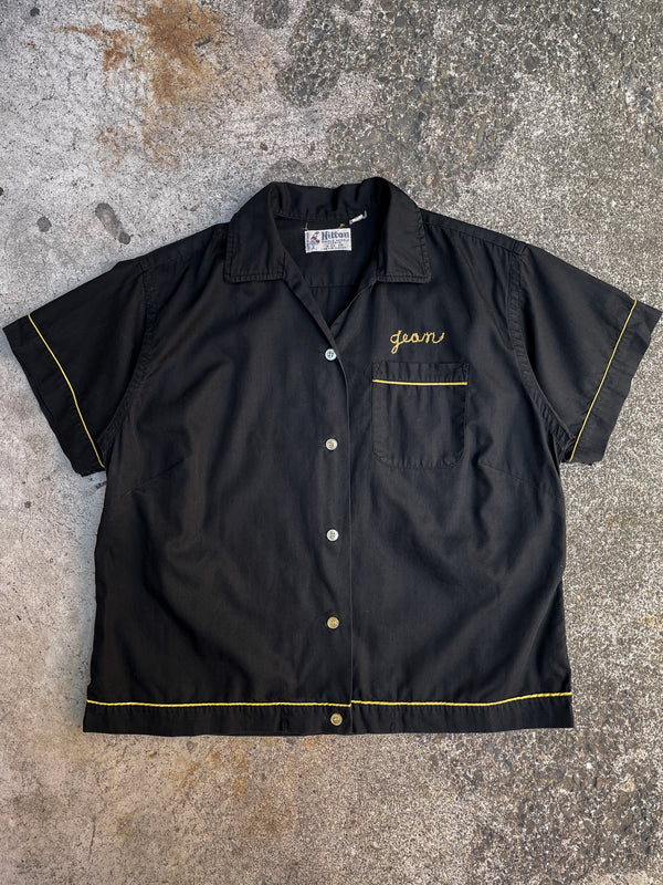 1960s “Upper Adams Lanes” Chain Stitched Bowling Shirt