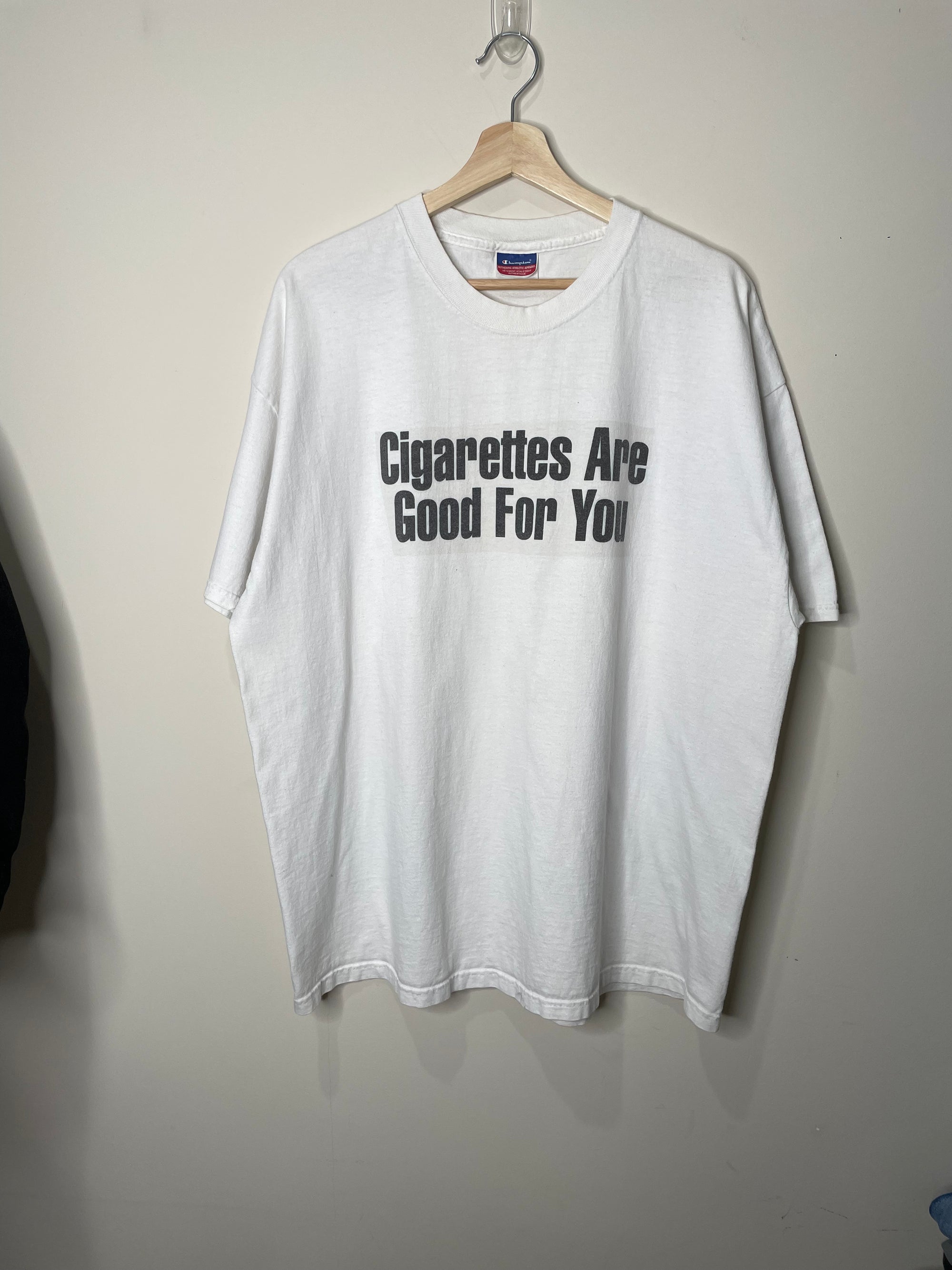 Vintage “Cigarettes Are Good For You” Tee (XL)