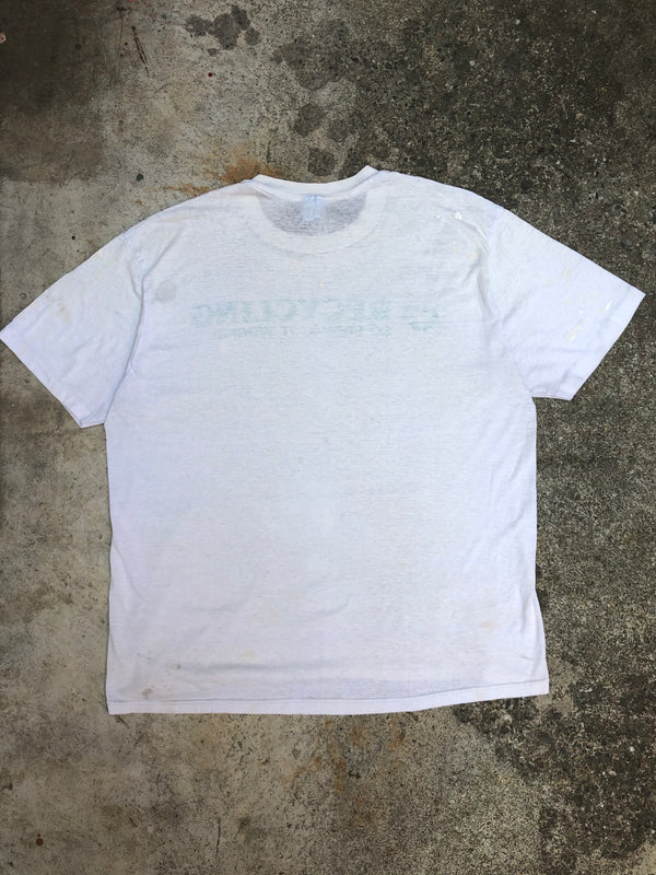 1990s Single Stitched Paint “Recycling” Tee