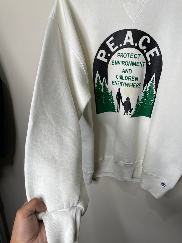 1990s Russell “Peace” Sweatshirt (XL)