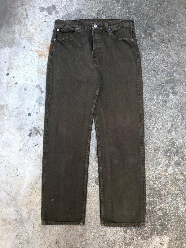 1990s Levis Dark Olive 501 (32X29)