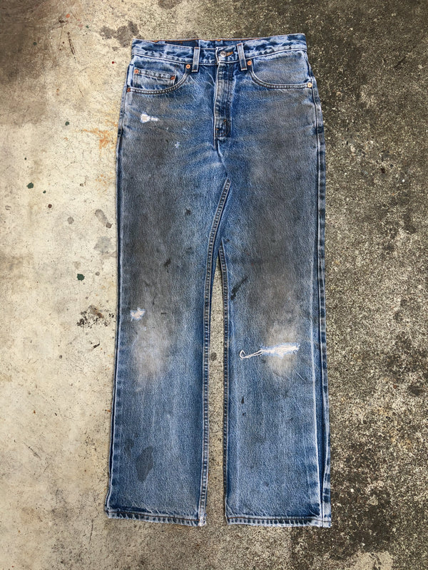 1990s Levis Dirty Wash Blue 517 (31X30)