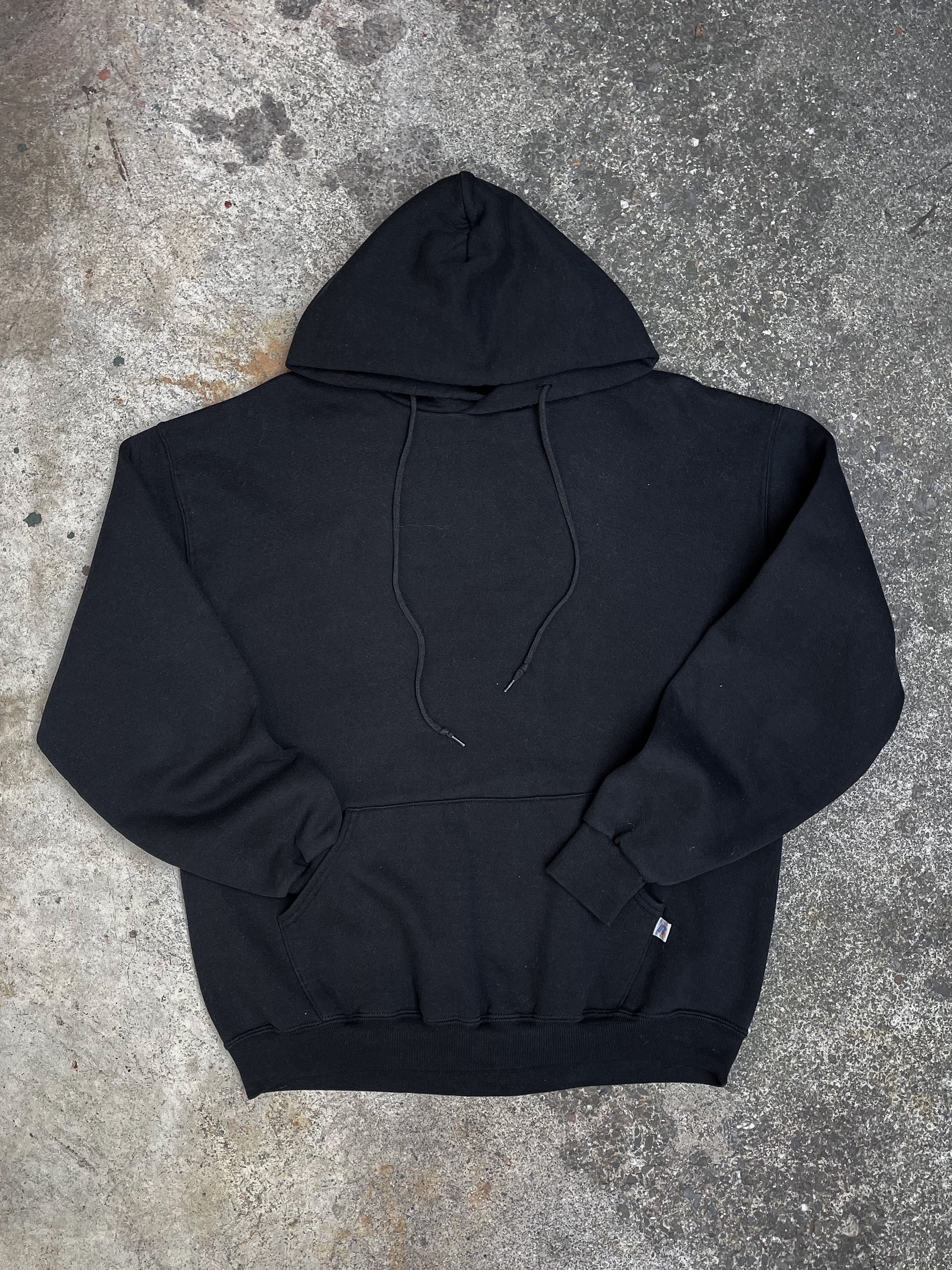 Russell Black Blank Hoodie