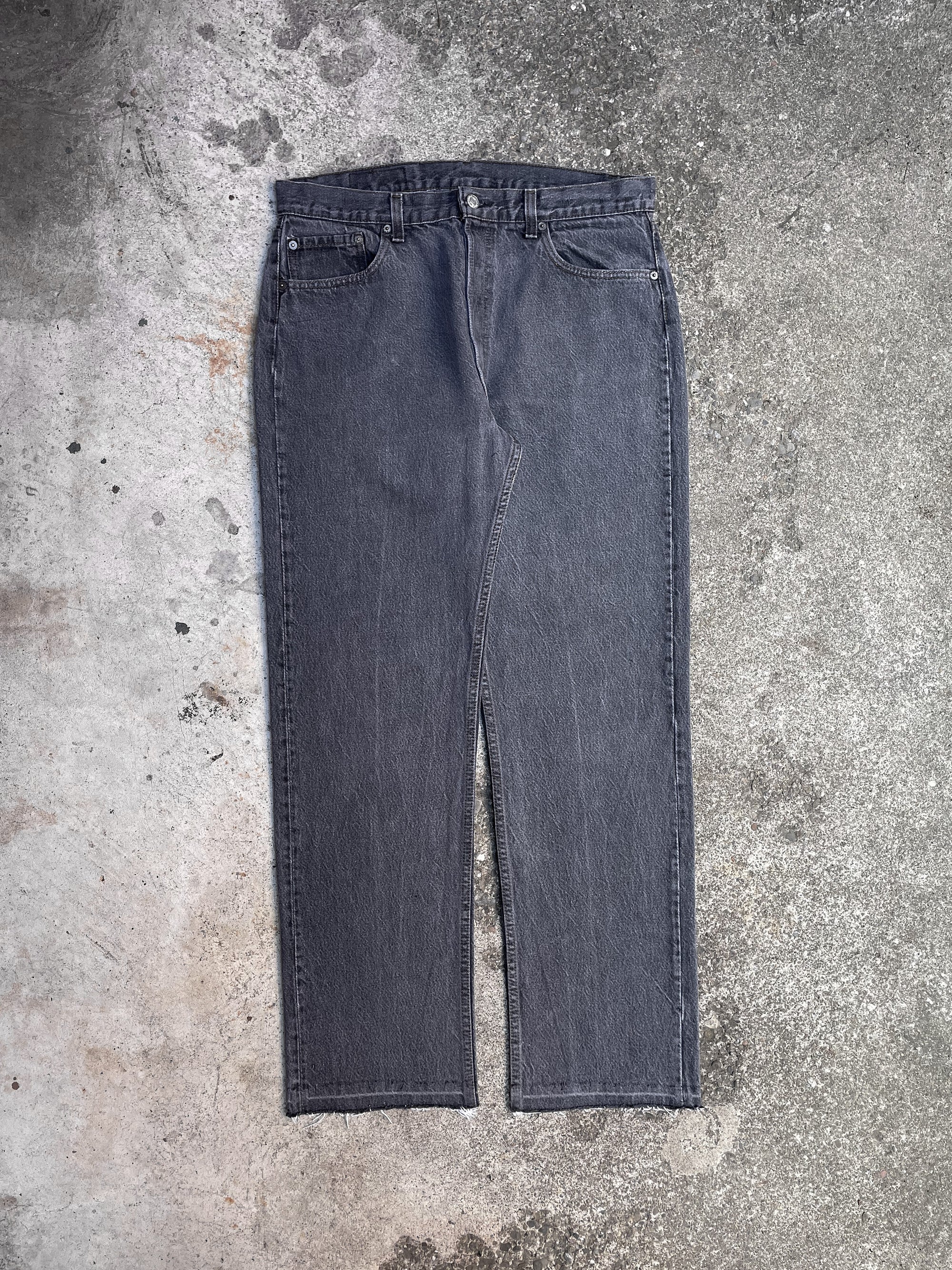 1980s/90s Levi’s Grey 501 Released Hem (33X31)