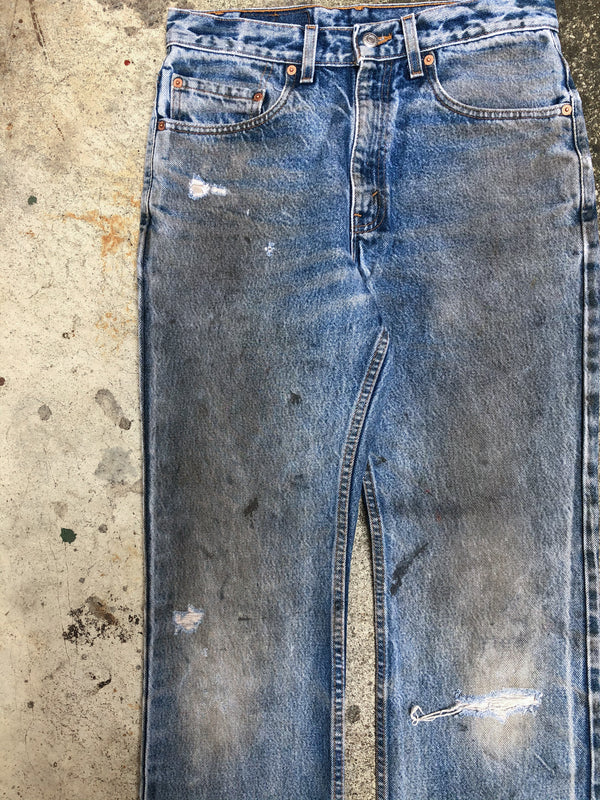 1990s Levis Dirty Wash Blue 517 (31X30)