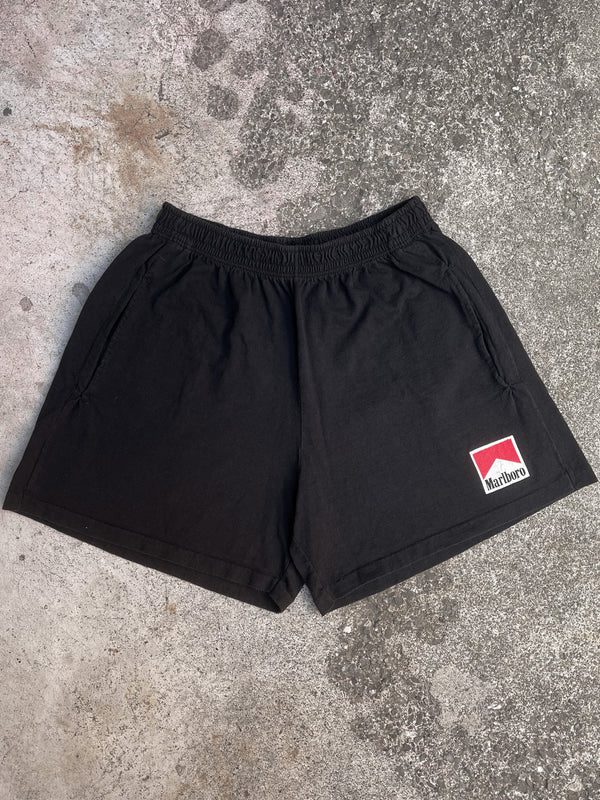 1990s “Marlboro” Black Sweat Shorts