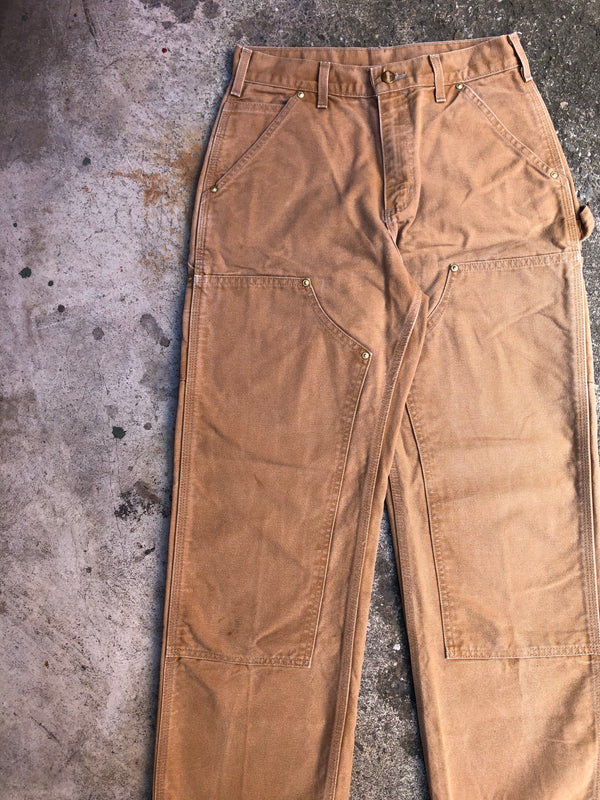 Carhartt B01 Tan Double Front Knee Work Pants (29X30)