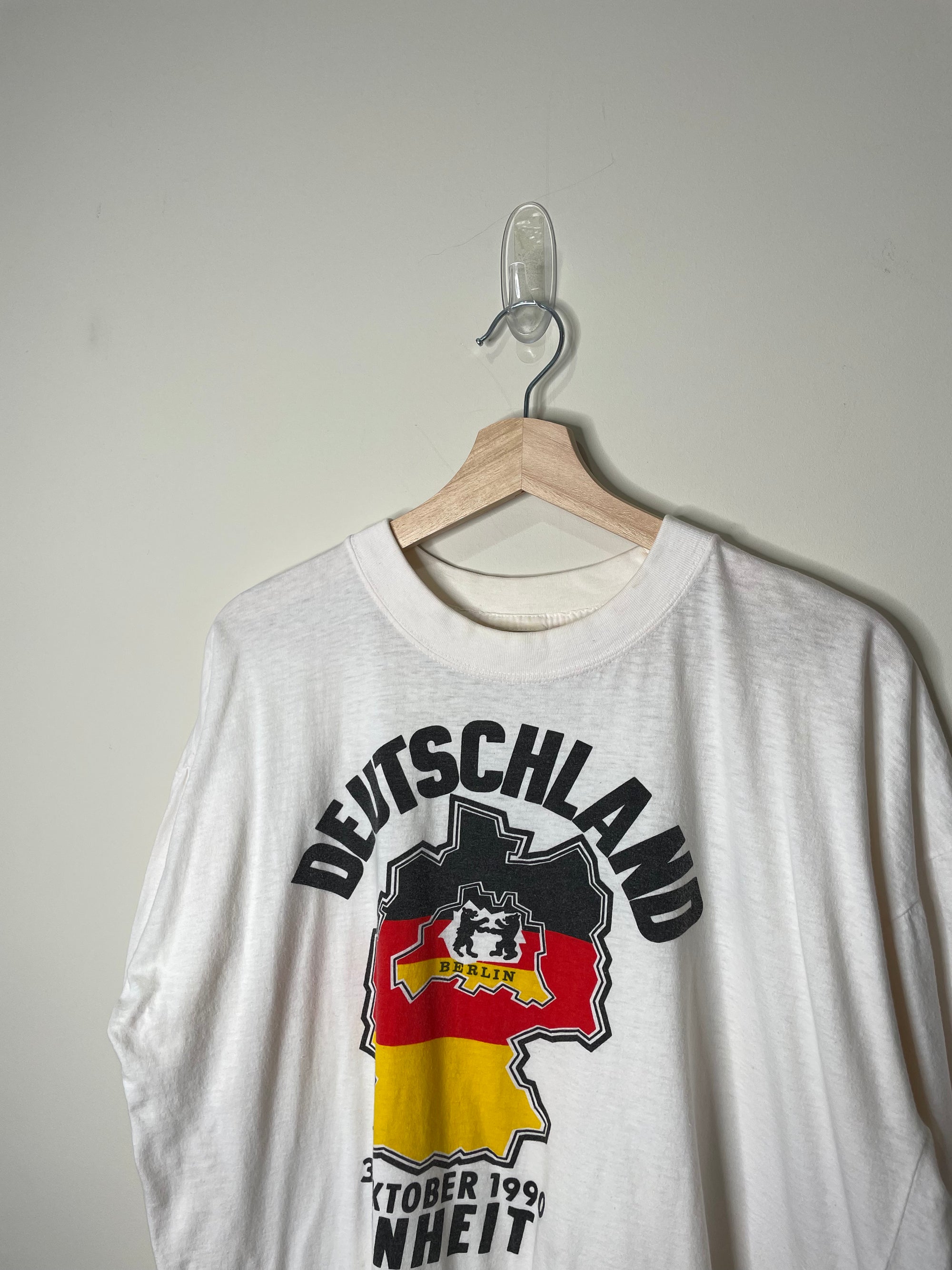 1990s “Deutschland” Single Stitched Tee (XL)