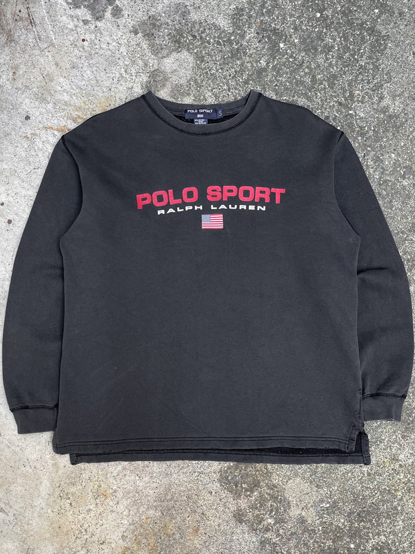 1990s “Polo Sport” Faded Sweatshirt (M/L)