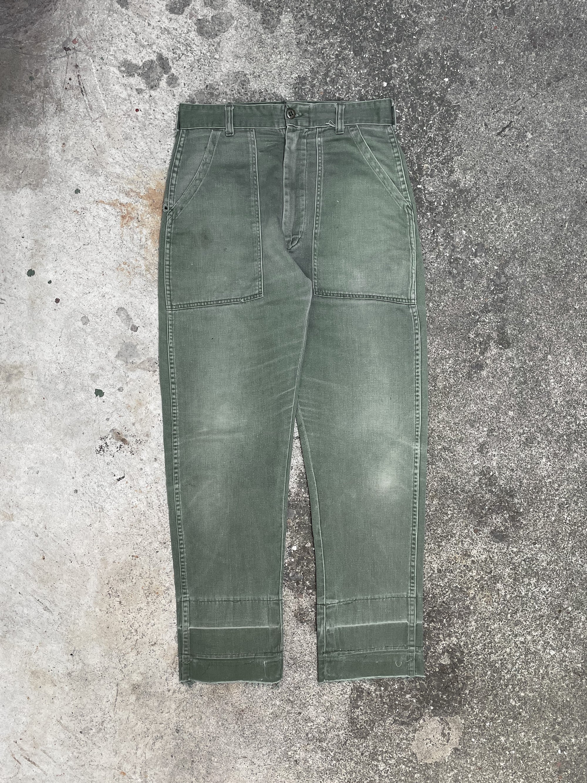 1960s/70s Faded OG-107 Military Pants (28X29)