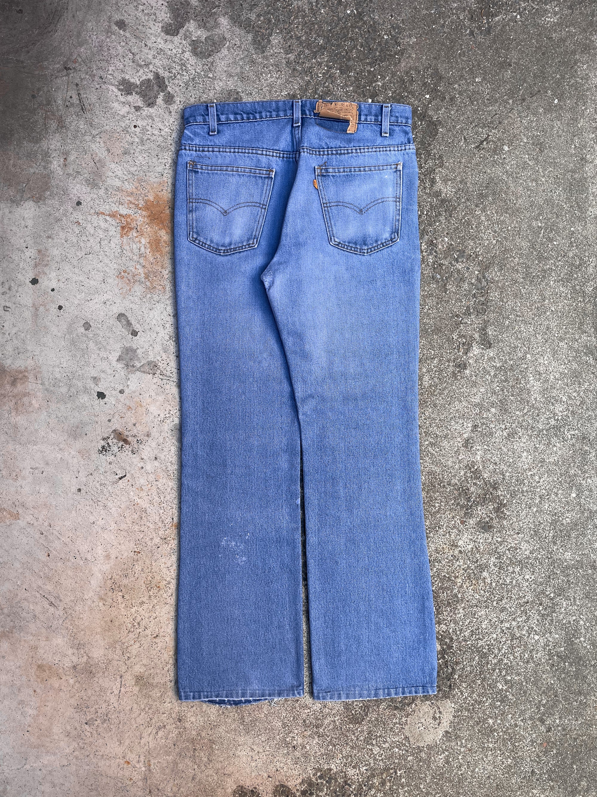 1980s Orange Tab Levi’s Repaired Blue 517 (32X30)