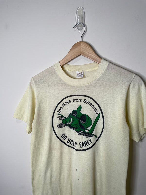 1980s “Go Ugly Early” Tee (XS/S)