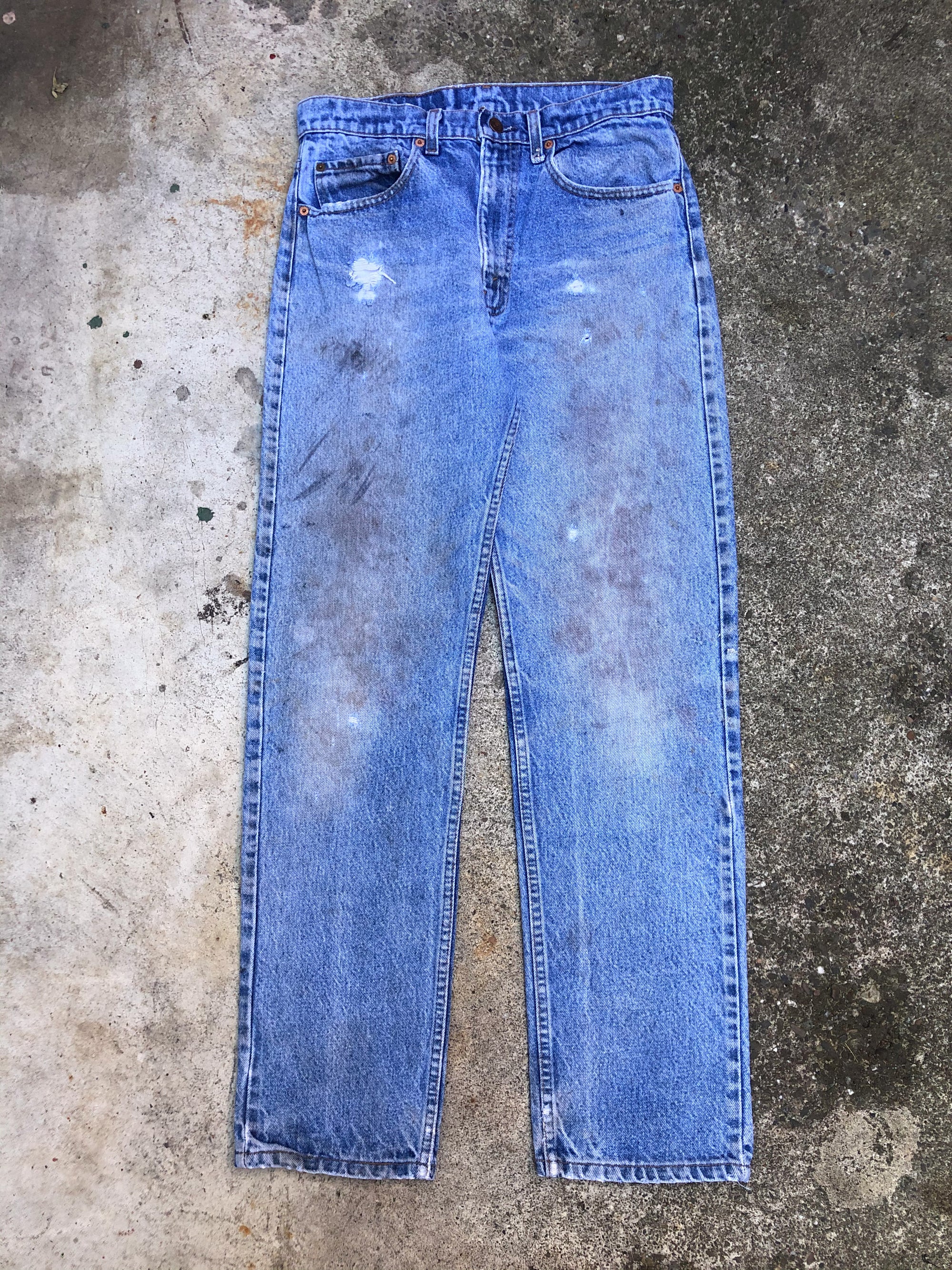 1990s Levis Worn In Blue 505 (31X30)