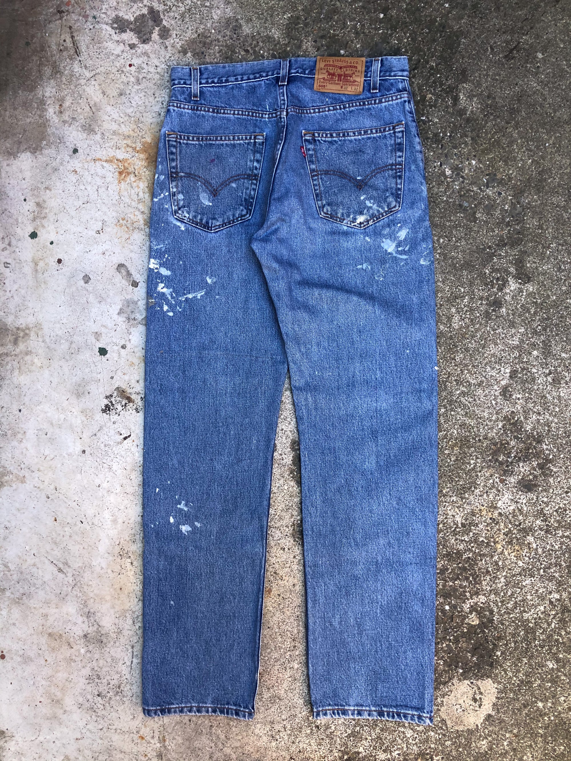 1990s Levis Painted Blue 505 (31X31)