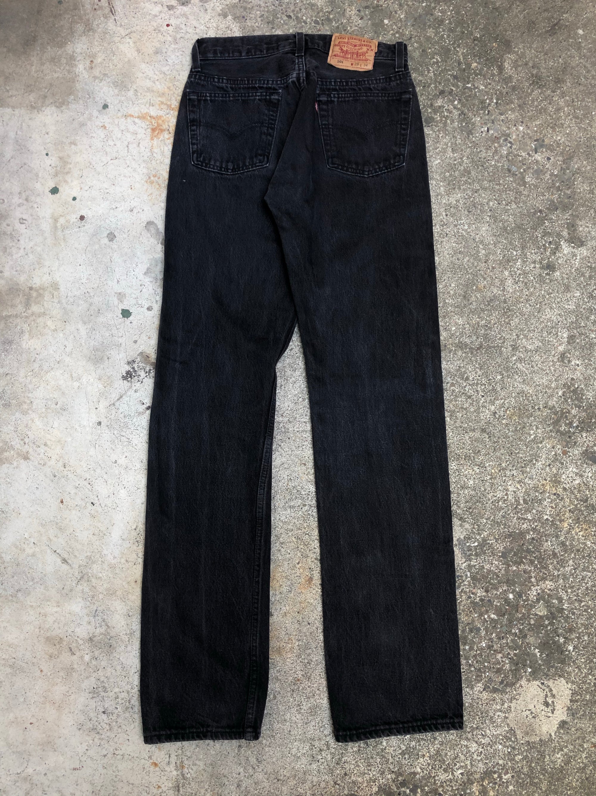 1990s Levis 501 Faded Black (28X32)