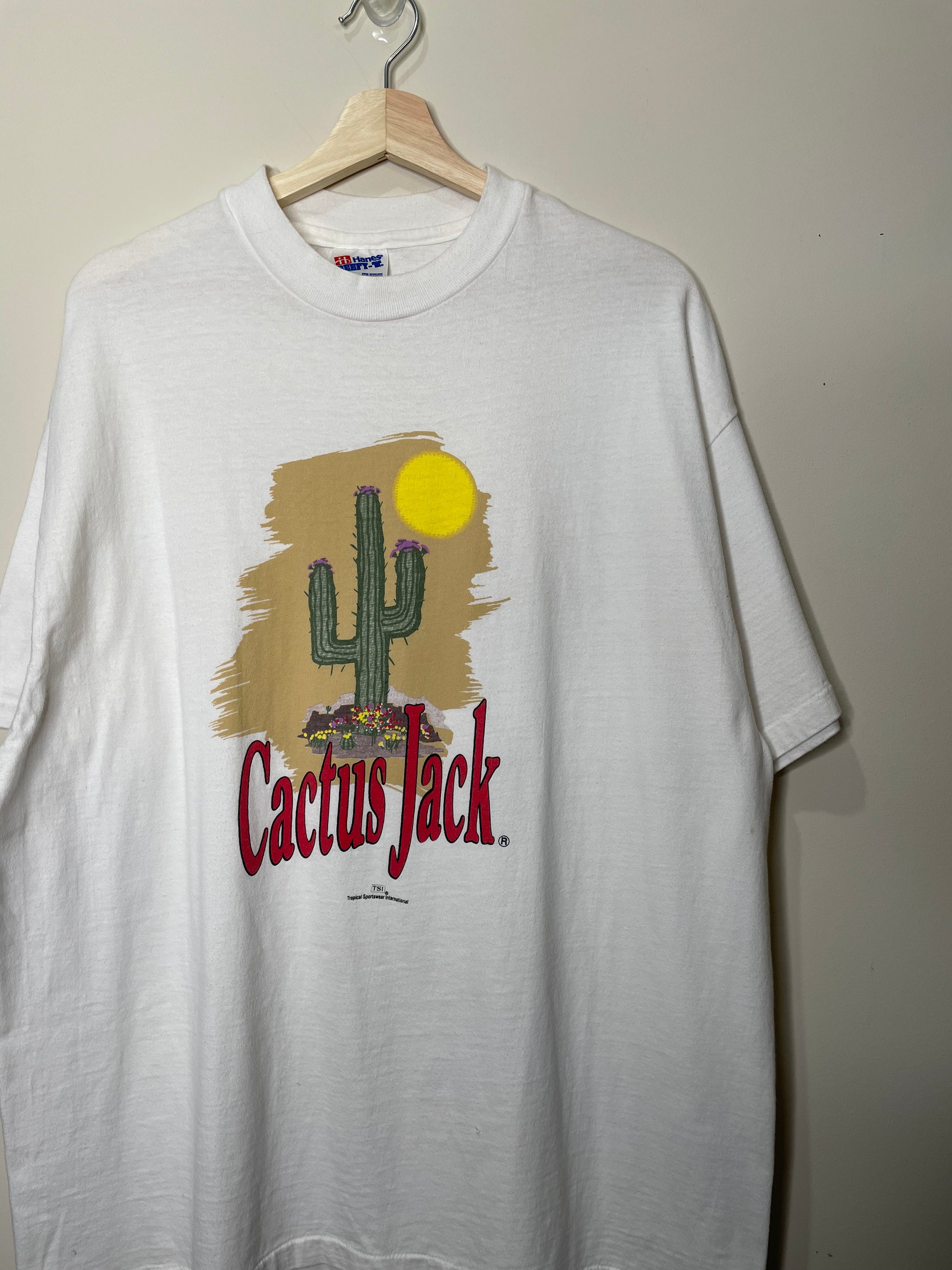 1990s “Cactus Jack” Single Stitched Hanes Beefy Tee (XL)