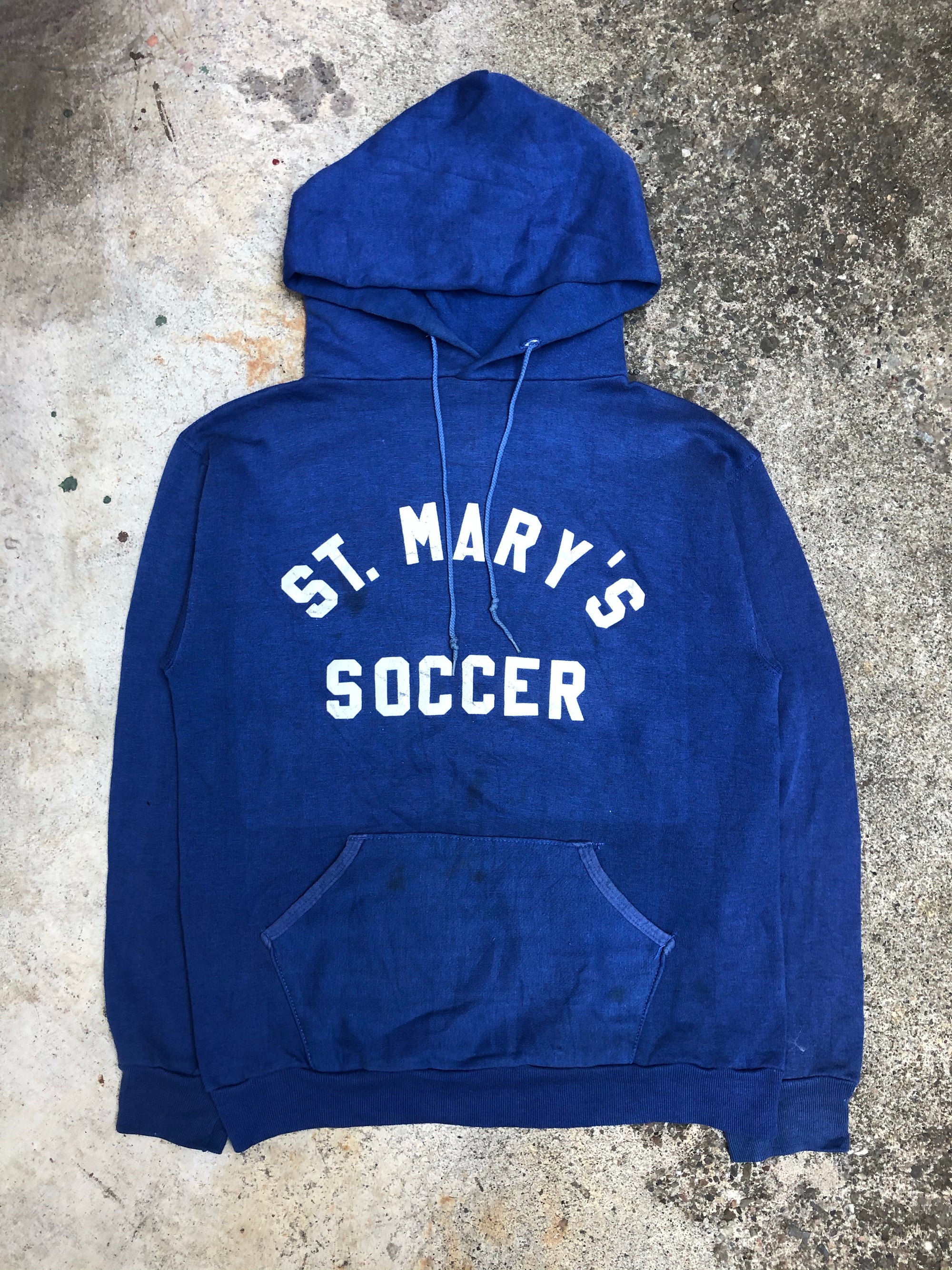 1970s Russell Blue “St Mary’s Soccer” Hoodie