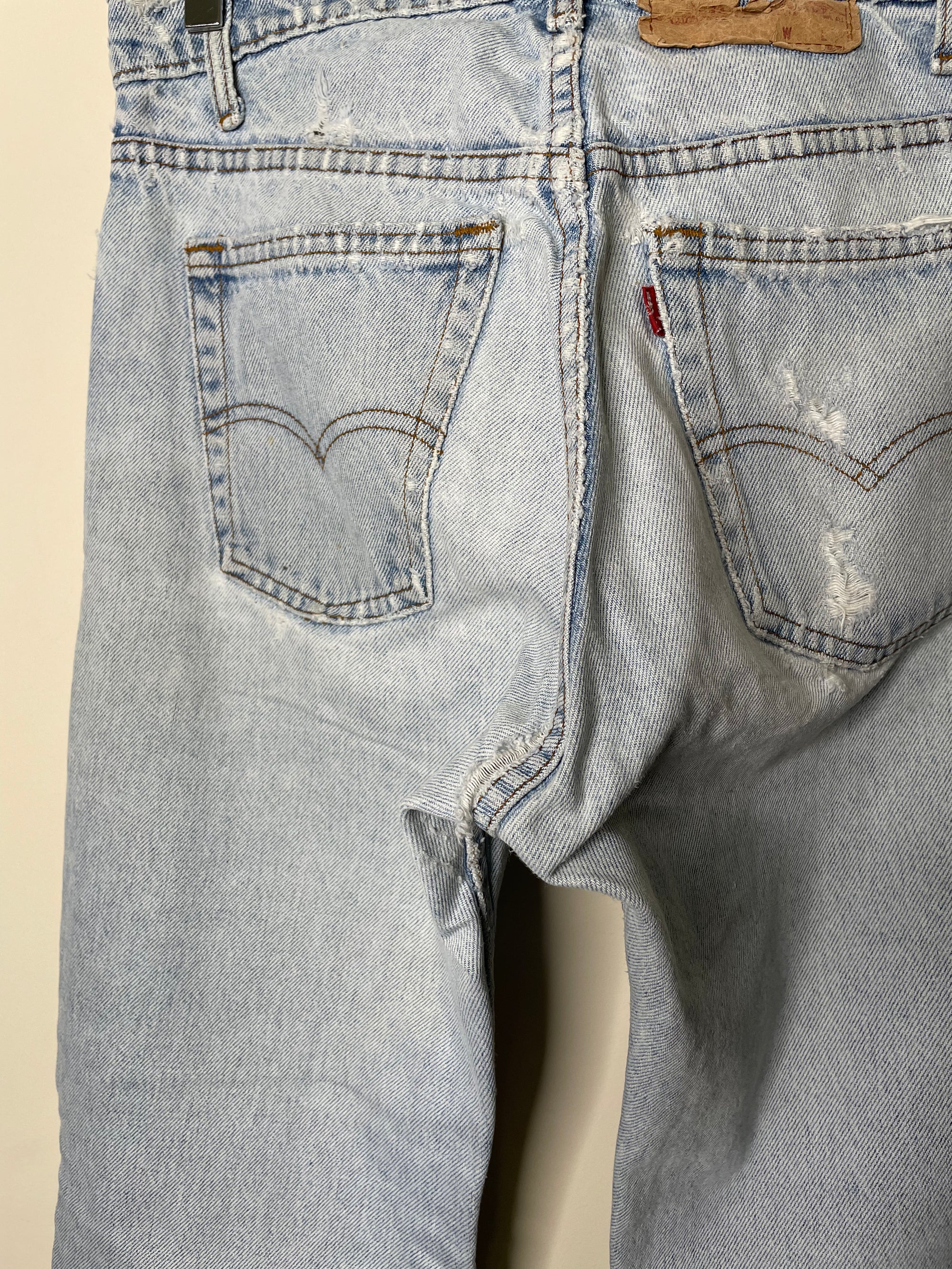 1980s Levi’s Faded Blue 505 Talon Zip (29X30)