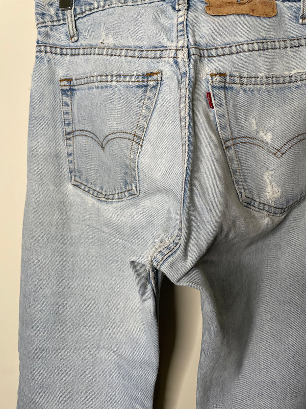 1980s Levi’s Faded Blue 505 Talon Zip (29X30)