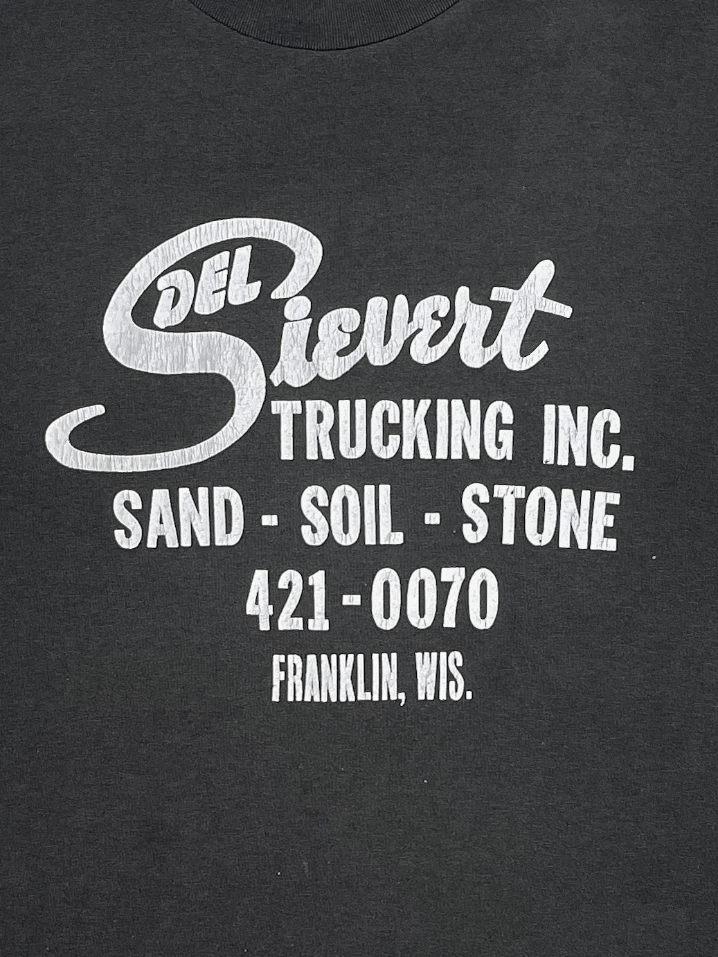 1990s “Del Sievert Trucking” Single Stitched Tee