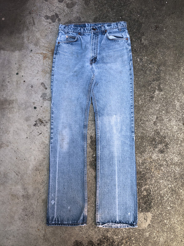 1990s Orange Tab Levis Faded Blue 517 (32X34)