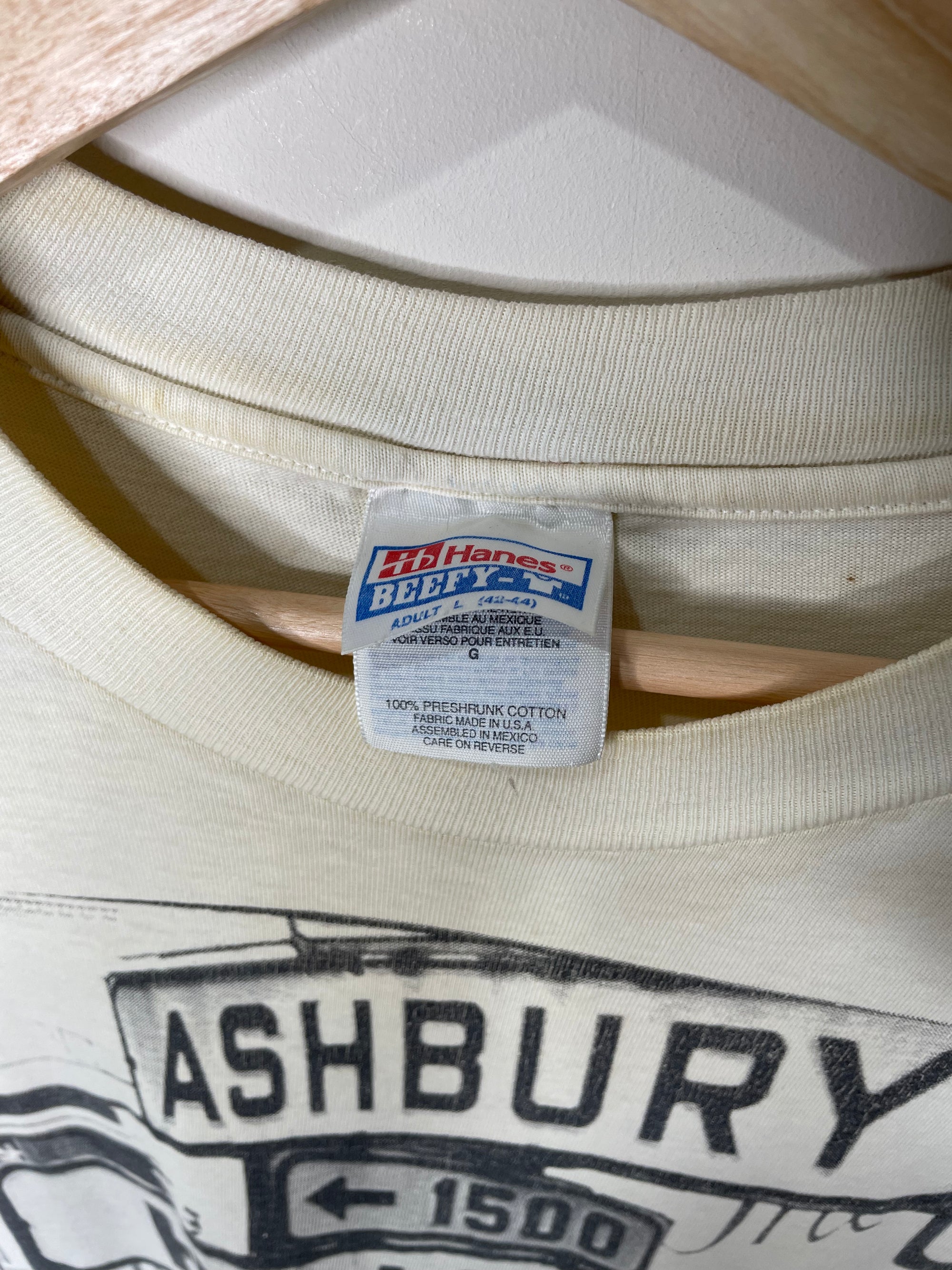 Vintage “Haight Ashbury” Hanes Beefy Tee (L)