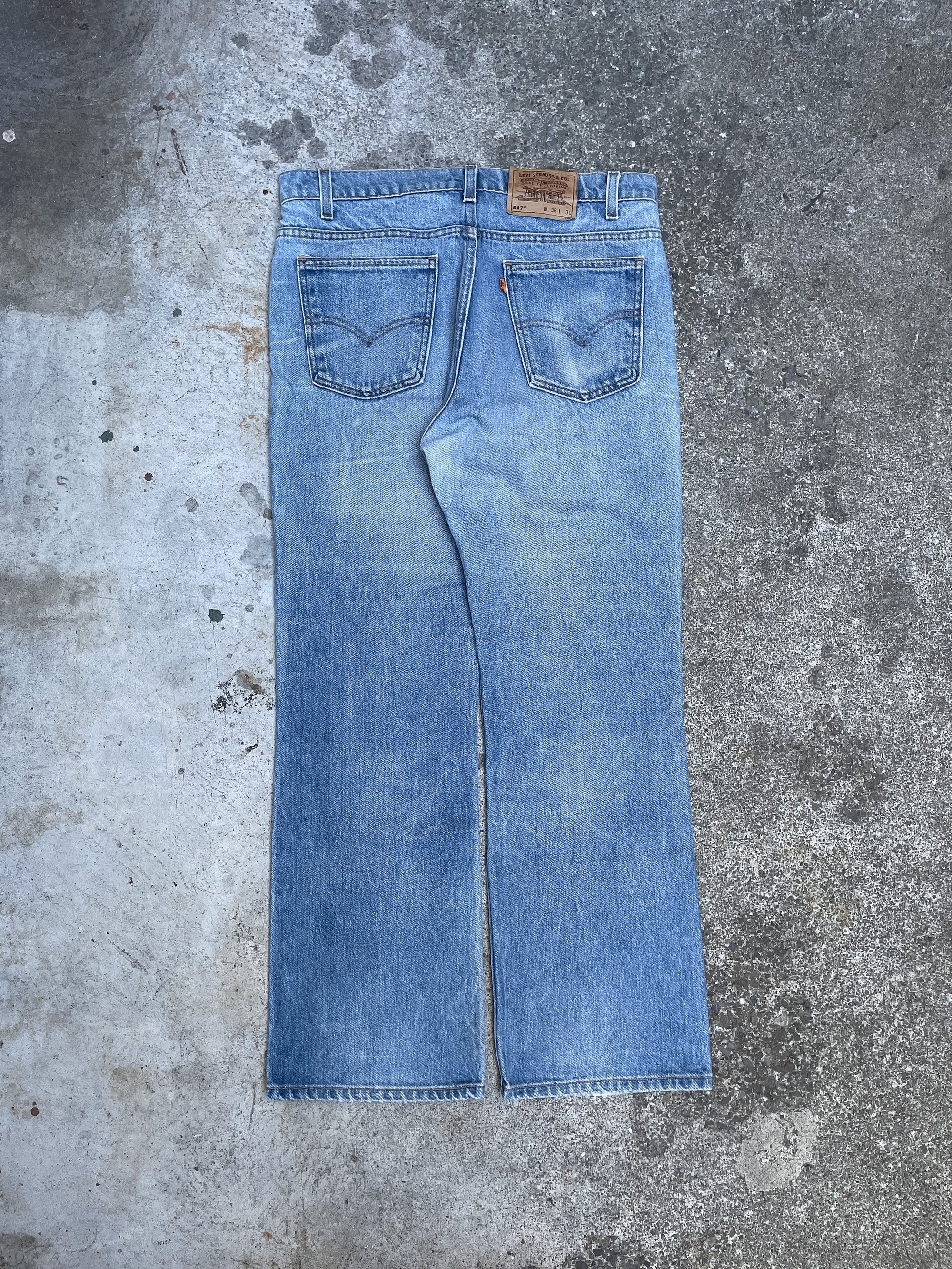 1990s Orange Tab Levi’s Faded Blue 517 (34X28)