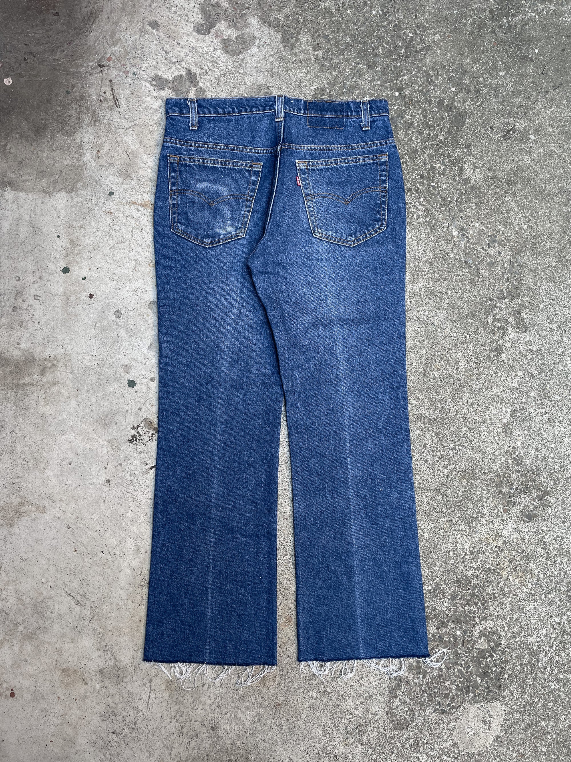 1990s Levi’s Blue 517 Raw Hem (32X28)